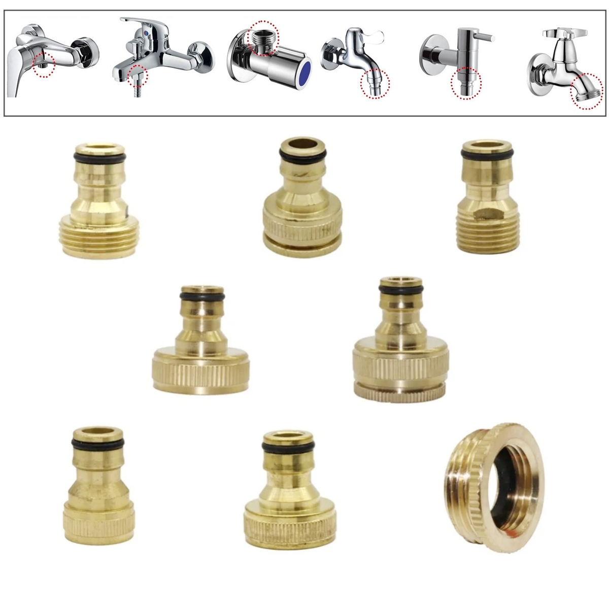 Spoke Nipple Brass - Torneira de latão com rosca de
