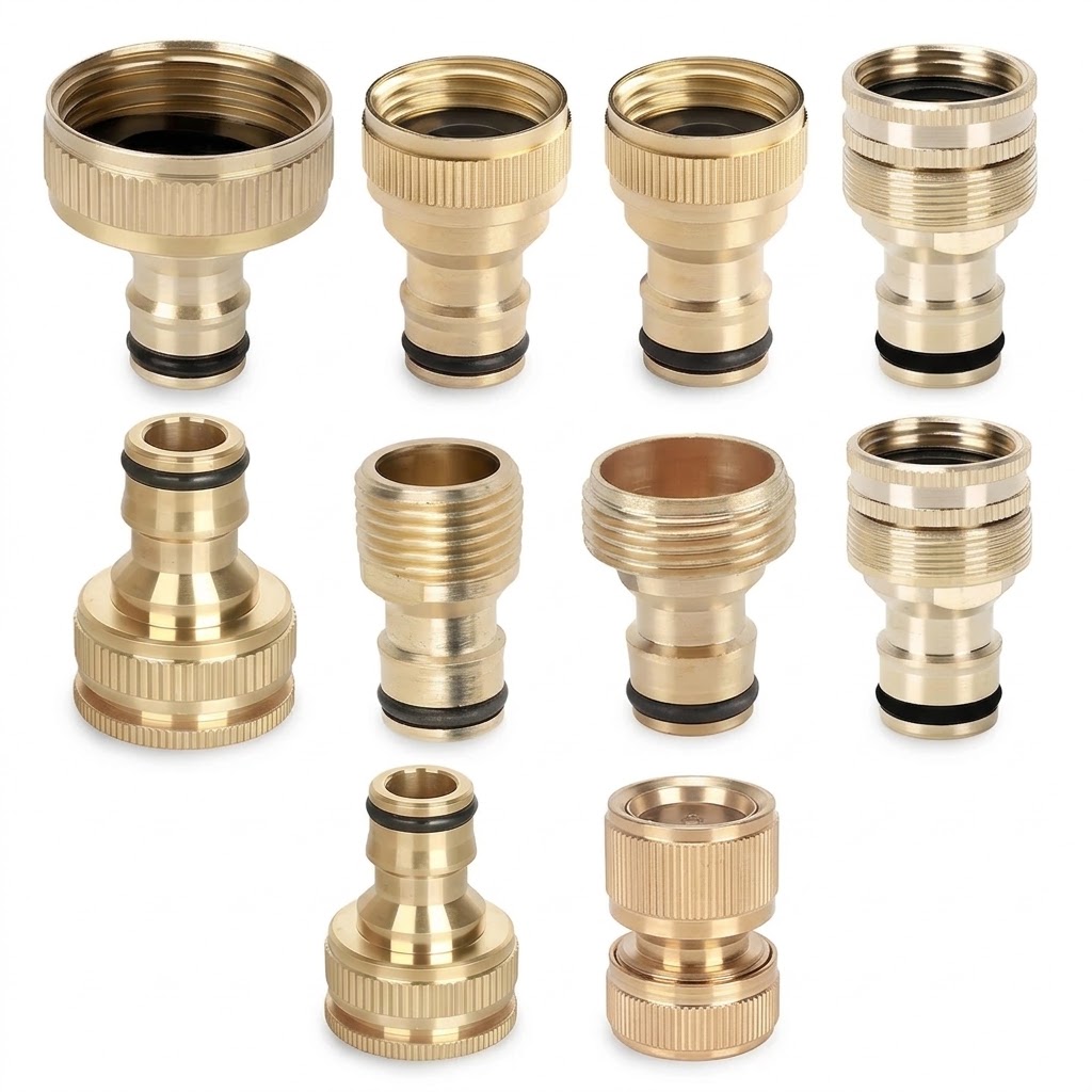 Spoke Nipple Brass - Adaptador de Latão com Rosca Macho/Fêmea