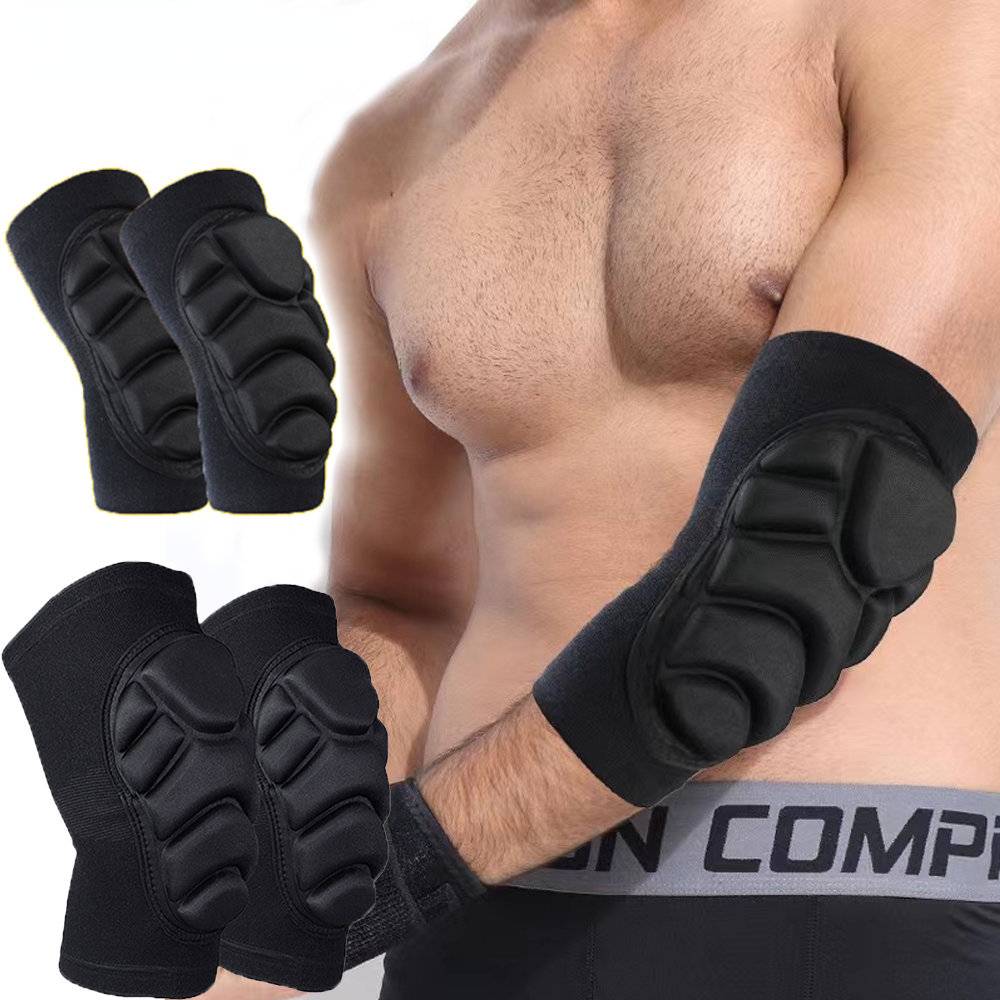 Mountain Biking Elbow Pads - Joelheiras MTB Respiráveis Anti-Deslizamento, Protetor de