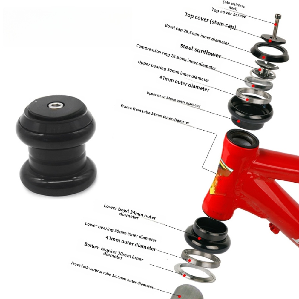 Mountain Biking Tube - 28,6 mm para o suporte superior