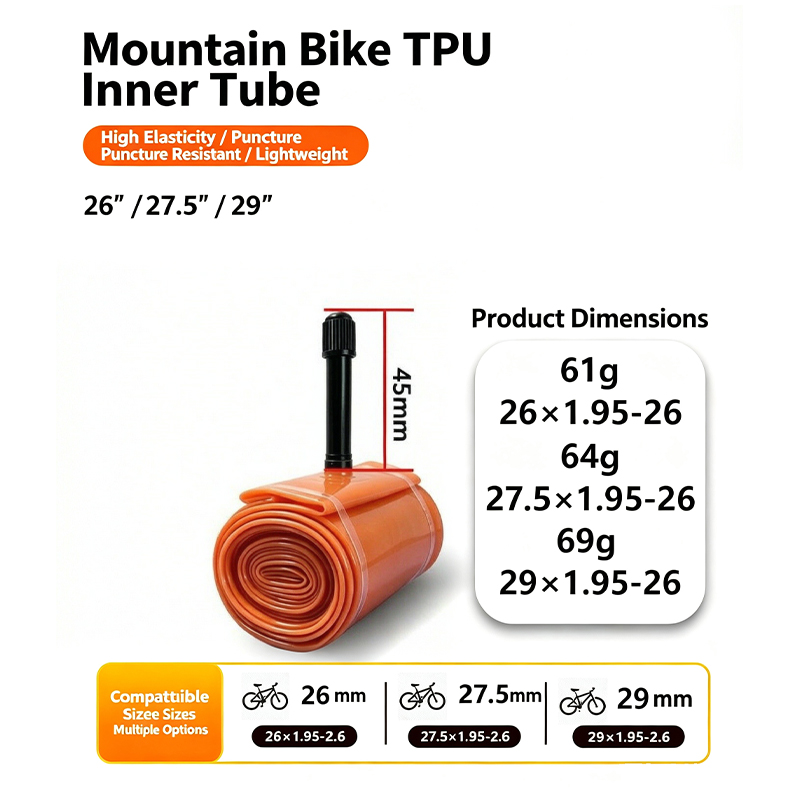Mountain Biking Tube - Câmara de Ar TPU para Bicicleta