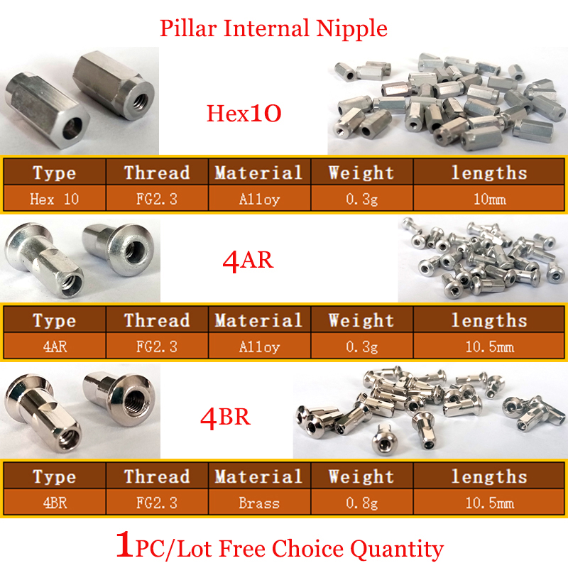 1 pçs/lote pilar interno bicic - Spoke Nipple Brass avaliação e preço
