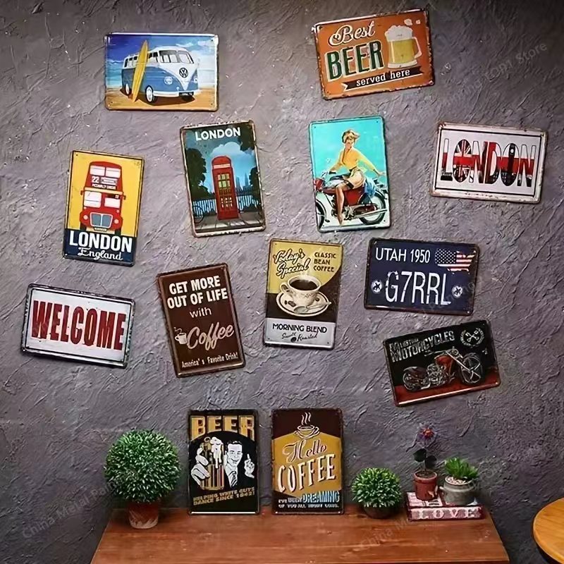 Placa de Metal HD para Parede, - Mountain Biking Europe avaliação e preço
