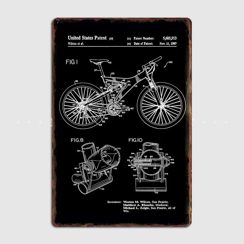 Placa de Metal Retro Branca de - Mountain Biking Europe avaliação e preço
