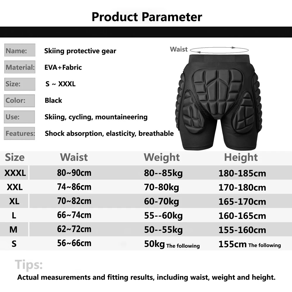 Novos shorts de esqui patinaçã - Mountain Biking Elbow Pads avaliação e preço