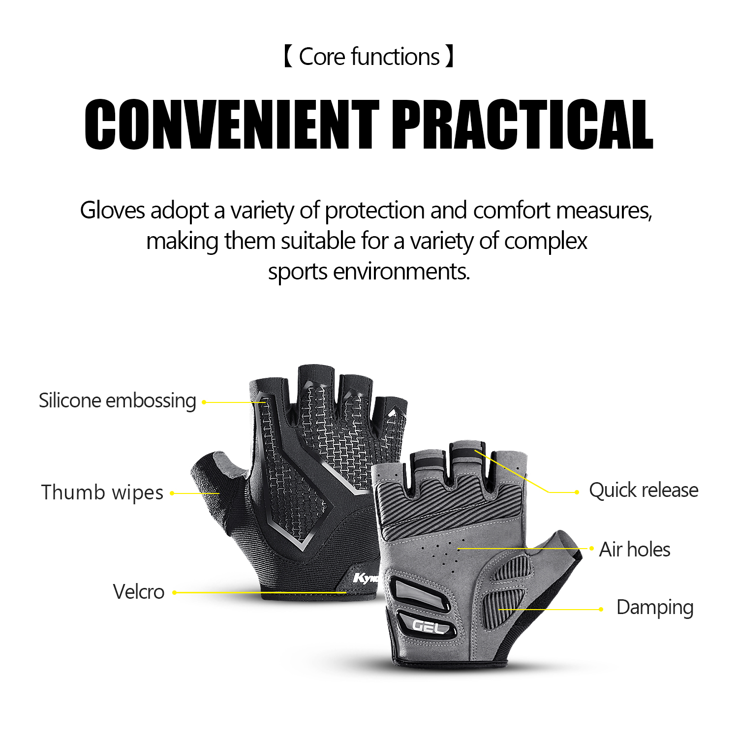 Luvas de Ciclismo Kymc com Ded - Mountain Biking Elbow Pads avaliação e preço