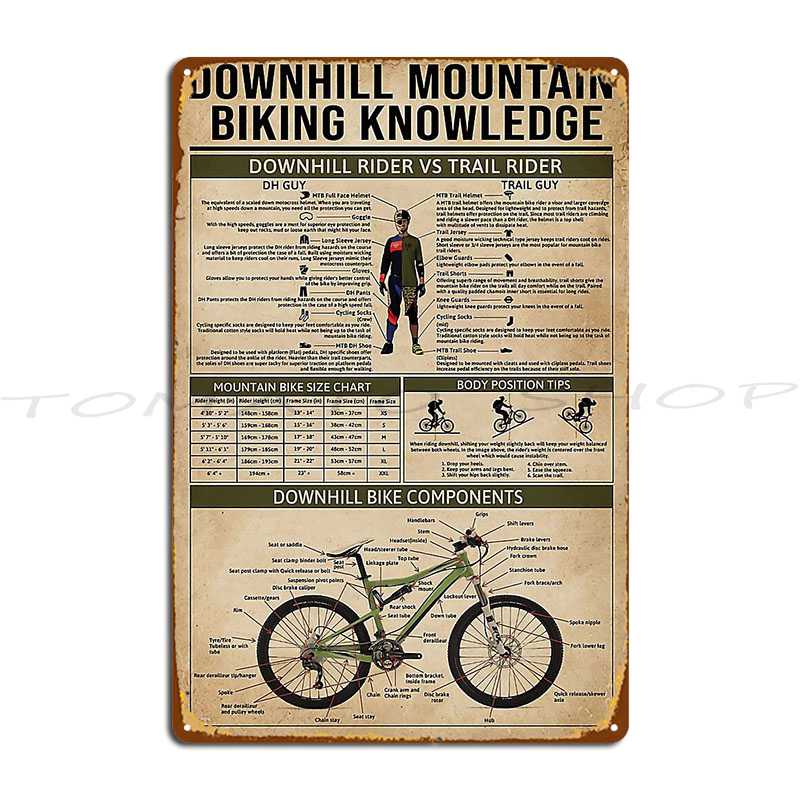 Placa de Metal Vintage Persona - Mountain Biking Europe avaliação e preço