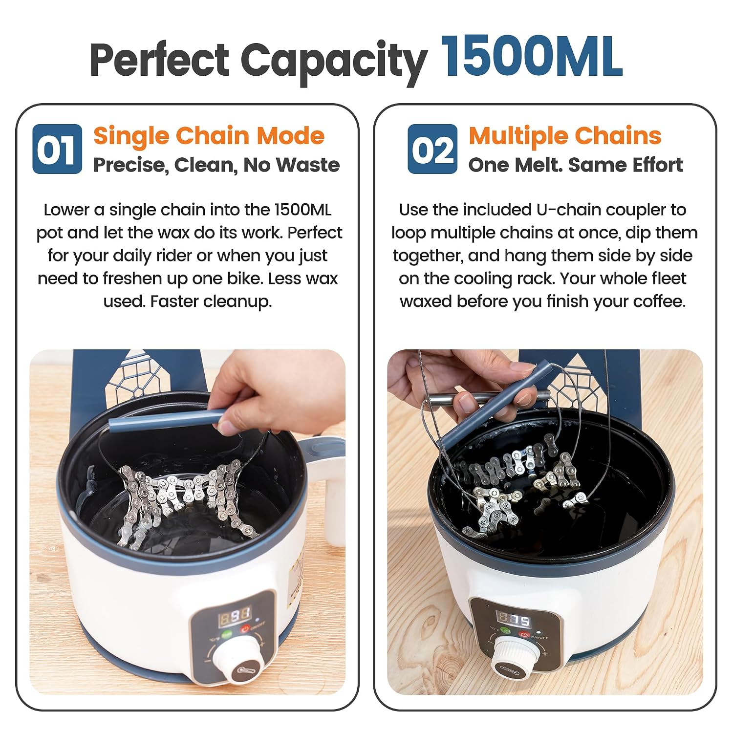 Panela de Derretimento de Cera - Chain Quick Link avaliação e preço