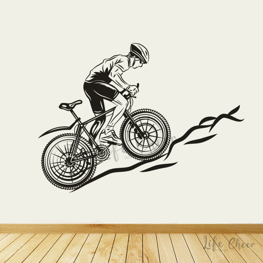 Adesivos de parede para ciclis - Mountain Biking Europe avaliação e preço